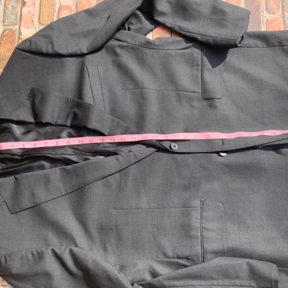 Men’s Bartorelli Napoli Abito Sartoriale charcoal Gray 2 button suit - Picture 7 of 17